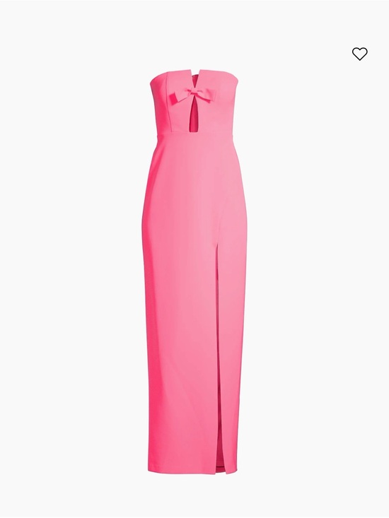 Liv Foster Dresses & Skirts - Liv Foster Strapless Pink Bow-Front Evening Gown